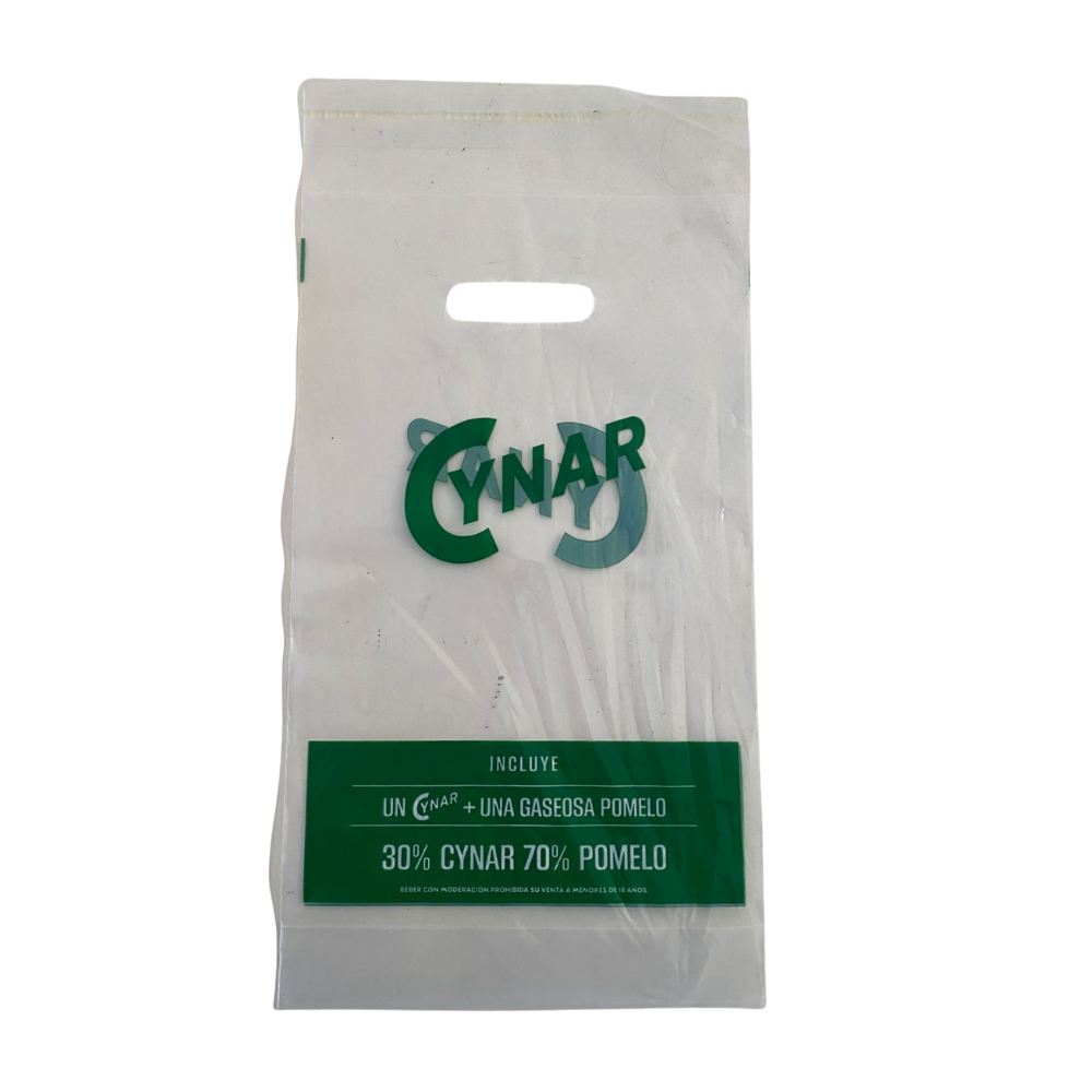 Bolsa Cynar + Gaseosa Pomelo